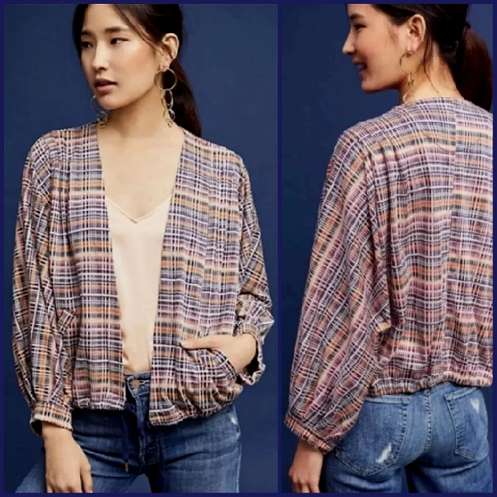 🌷3/$20🌷NWOT Anthro Akemi+Kin Oversized Jacket - Picture 1 of 8